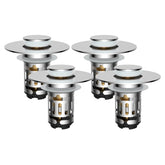Hibbent 4-pack upgraded 3-in-1 drain strainer with universal fit for reliable filtration.