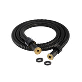 Hibbent all-metal shower hose with a 59-inch reach for flexible bathroom rinsing