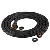 Hibbent all-metal shower hose 90-inch with corrosion-resistant stainless steel for lasting performance.