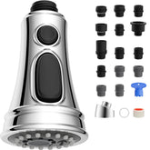 Hibbent kitchen spray head with stream function for precise cleaning