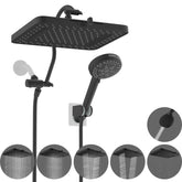 Hibbent rainfall 13-inch showerhead delivers wide coverage for a luxurious, immersive shower.
