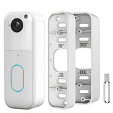 Hibezos Blink doorbell corner mount 15-degree tilt improves viewing angle.