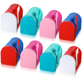 Hicarer Valentine tinmailbox red with swinging flag, ideal for classroom crafts