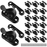 Hicarer window sash lock with 2-inch center hole for wood windows.