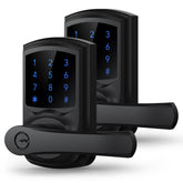 HIDALIFE keyless entry lock on the front door with keypad and handle for easy access