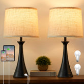 Hikczc touch lamp base close-up with tactile control for easy dimming and setup