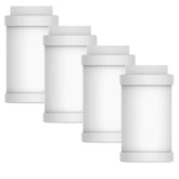 Hillien bathroom faucet filter 4pc pack showing replacement cartridges for clearer bath water