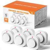Hilmon smoke alarm with dual-sensor photoelectric design detects smoke while reducing false alarms.