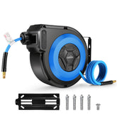 Himimi retractable air hose reel ceiling mounted for easy reach