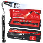 Hinshark extendable magnetic pickup tool with LED light for quick retrievals and illumination.