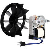 Hiorucet BP27 motor close-up for Broan Nutone fans, emphasizing quiet, efficient performance.