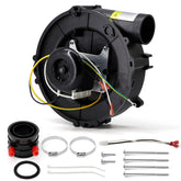 Hipoilk furnace draft inducer-blower assembly improves airflow for even heating.