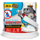 Hippo Dam 45-inch shower threshold barrier protecting the floor