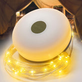 Hiromeco Camping Lights String on table creates cozy outdoor ambiance