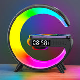 Hirsionsan smart mini table lamp with wireless charger, decluttering your nightstand