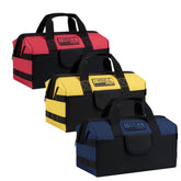 HISEA 3-pack tool bags with side pockets for organized gear on site.