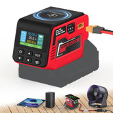 Hisecren 300W regulator front panel showing adjustable output for portable power.