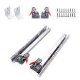 Hitess 6-pairs undermount slides package with hardware for quiet operation