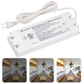 HitLights 30W dimmable LED driver front view for smooth dimming in strip lighting