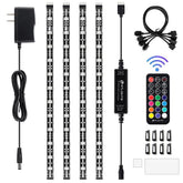 HitLights LED strip kit front view for vivid ambient lighting