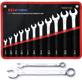 Hitork SAE wrench set in a roll pouch for organized transport on any job