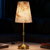 HIYUOZYER cordless table lamp front view with warm ambient glow