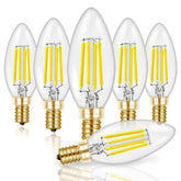 Hizashi E12 LED dimmable bulb ideal for chandeliers, delivering 60W-equivalent brightness