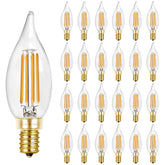 Hizashi E12 LED bulb with warm white 2700K glow for cozy living room lighting
