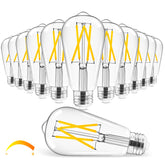 Hizashi Vintage LED Edison Bulb clarity for vivid real-world colors