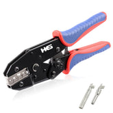 HKS crimping tool with solar PV cable connectors for secure solar terminations