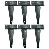 HLMOptimo heavy duty T-hinge 6inch front view, rustproof for outdoor gates
