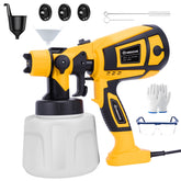 HMAZAE paint sprayer with 800W motor delivers smooth coverage