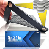 HMmagnets vent screen 3-pack demonstrates a secure fit for clean airflow.