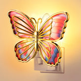 Hohean Butterfly Night Light with graceful silhouette glows softly for cozy bedrooms.