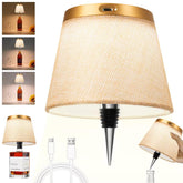 Hoide Bottle Lamp base in aluminium provides stable lighting on any bottle.