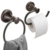 Hoimpro oil rubbed bronze towel ring with durable SUS304 steel for reliable towel storage