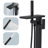 Hoimpro tub filler waterfall-spout delivers a serene spa-like bath with smooth flow.