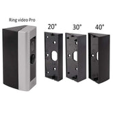 HOLACA Ring Pro bracket 20-degree view angle for better doorbell coverage.