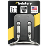 Holstery HammerMaster Pro front view with belt clip-on for quick access