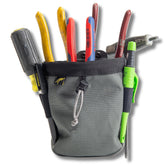 Holstery Joey Tool Belt Bag clip-on pouch keeps essential tools at hand on busy jobs.