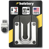 Holstery PinPal Pro gravity locking clip secures drills for quick access.