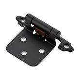 Home Expert matte black hinge with self-closing action for smooth cabinet doors.