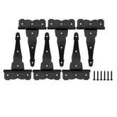 HOME MASTER HARDWARE 8-inch decorative Tee hinge assembly improves shed door durability