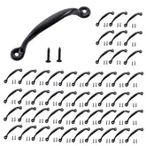 HOME MASTER HARDWARE cabinet pull 4-7/8 inch black finish for durable kitchen drawers
