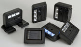Homebrite Wunder Solar Spotlight clips on for quick, wire-free installation.