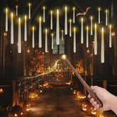 Homemory 20pcs floating candles with wand remote casting soft ambient glow for ambience
