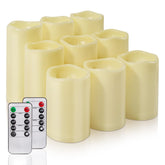 Homemory outdoor waterproof flameless candle provides cozy garden ambiance.
