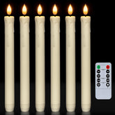 Homemory flameless taper candles with remote for easy control and ambiance