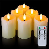 Homemory flameless votive candles with remote control for easy multi-candle operation