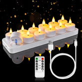 Homemory tea light with remote timer for easy mood lighting